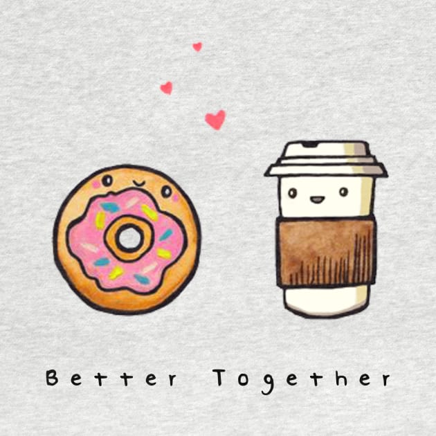 Better together | Coffee & Donut - A Love Story by rtsukamoto